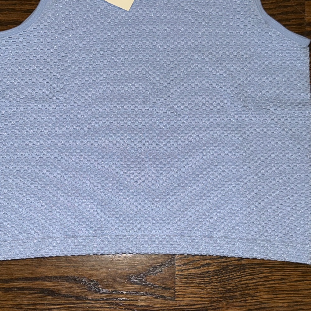 LyreBird Open-Stitch Shimmer Tank - Picture 5 of 6